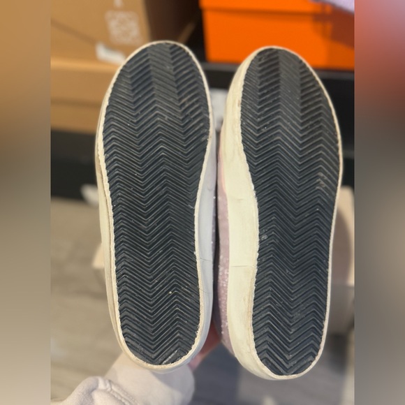 GOLDEN GOOSE ANTIQUE PINK FINE GLITTER SNEAKER 38/8 PREOWNED - Picture 5 of 9